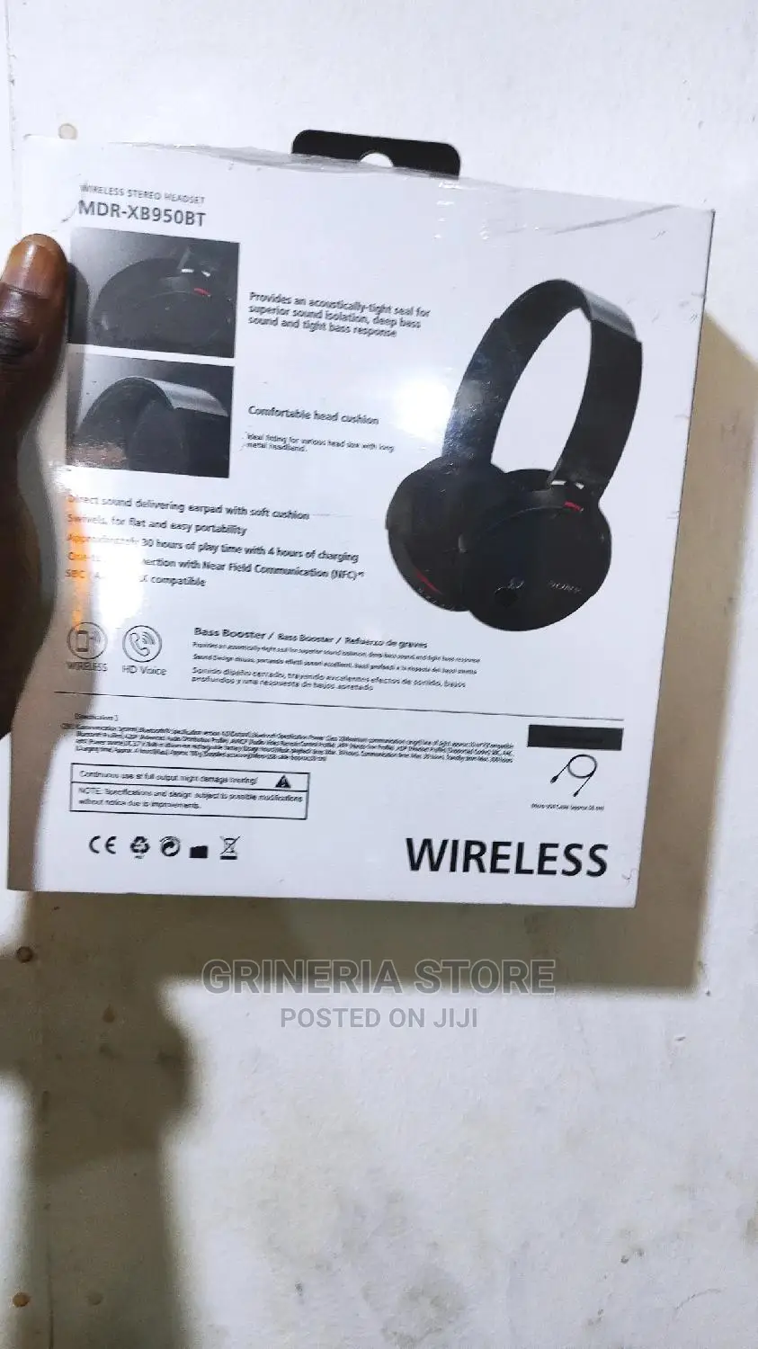 MDR-XB950BT Bluetooth Wireless Headset