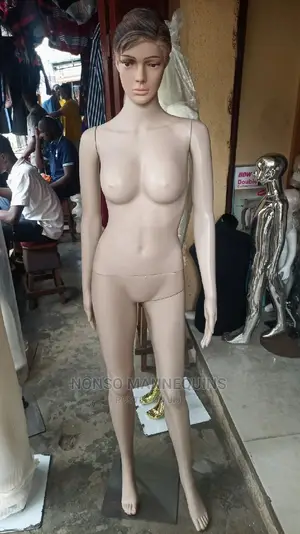 Plastic Size 8 Feamel Detachable Head and Hands Mannequins