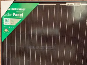 180W 18V Allblack Mono Solar Panel