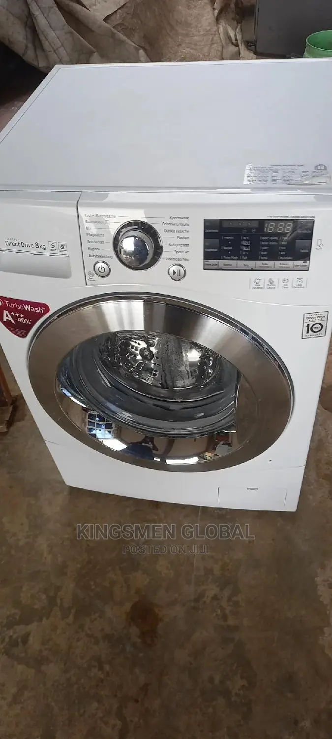Lg 8kg Inverter Front Loader Automatic Washing Machine