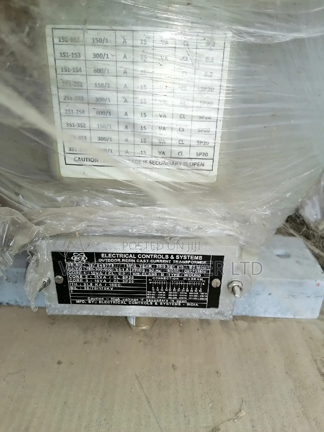 15 MVA Transformer and All Overhead Materials