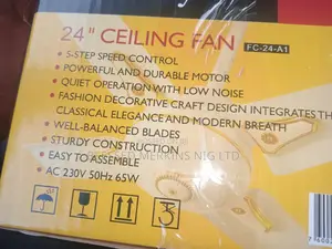 Century Ceiling Fan 24" Short Blade
