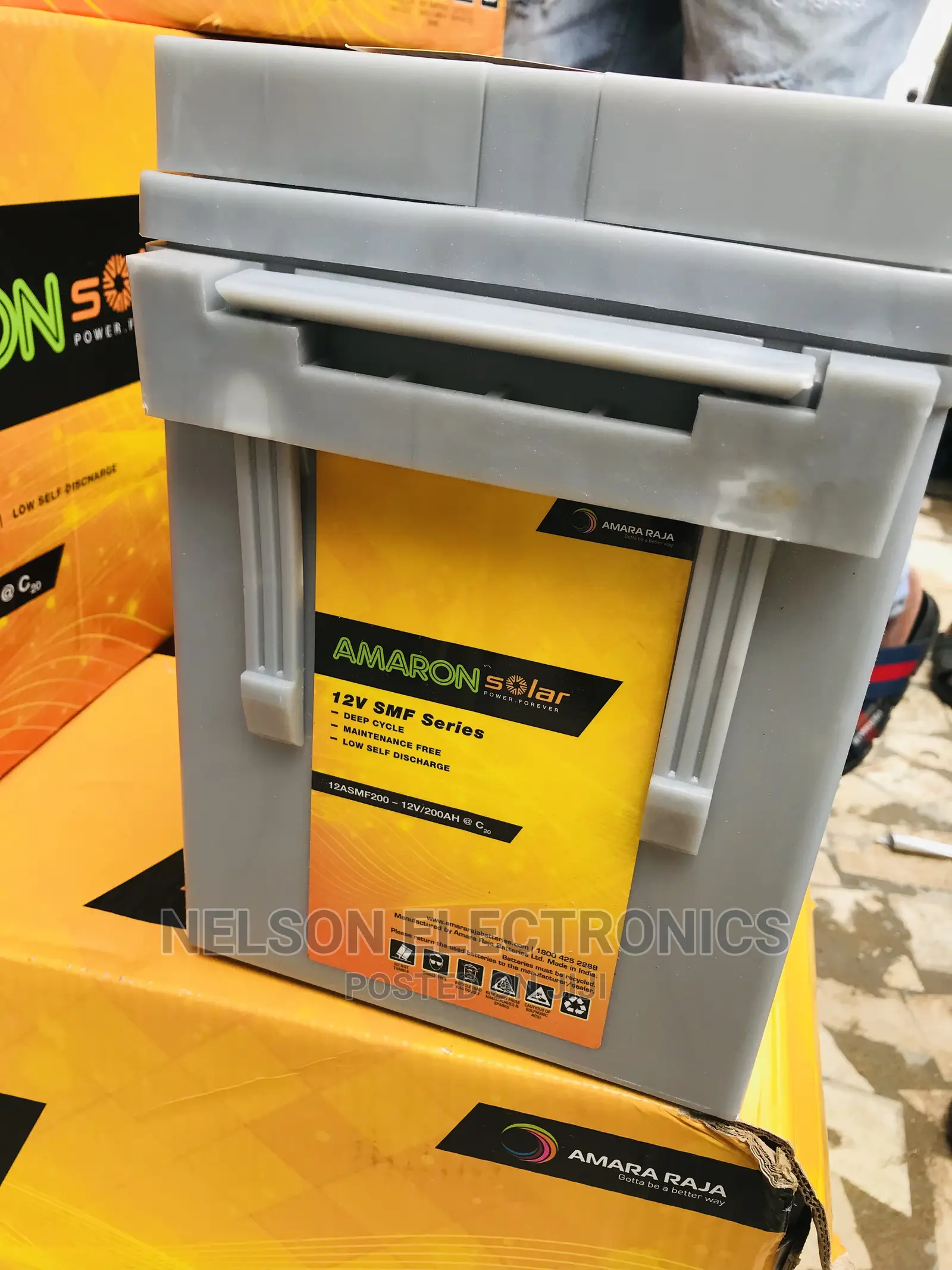 Amaron Solar Battery 12v200a Deep Cycle