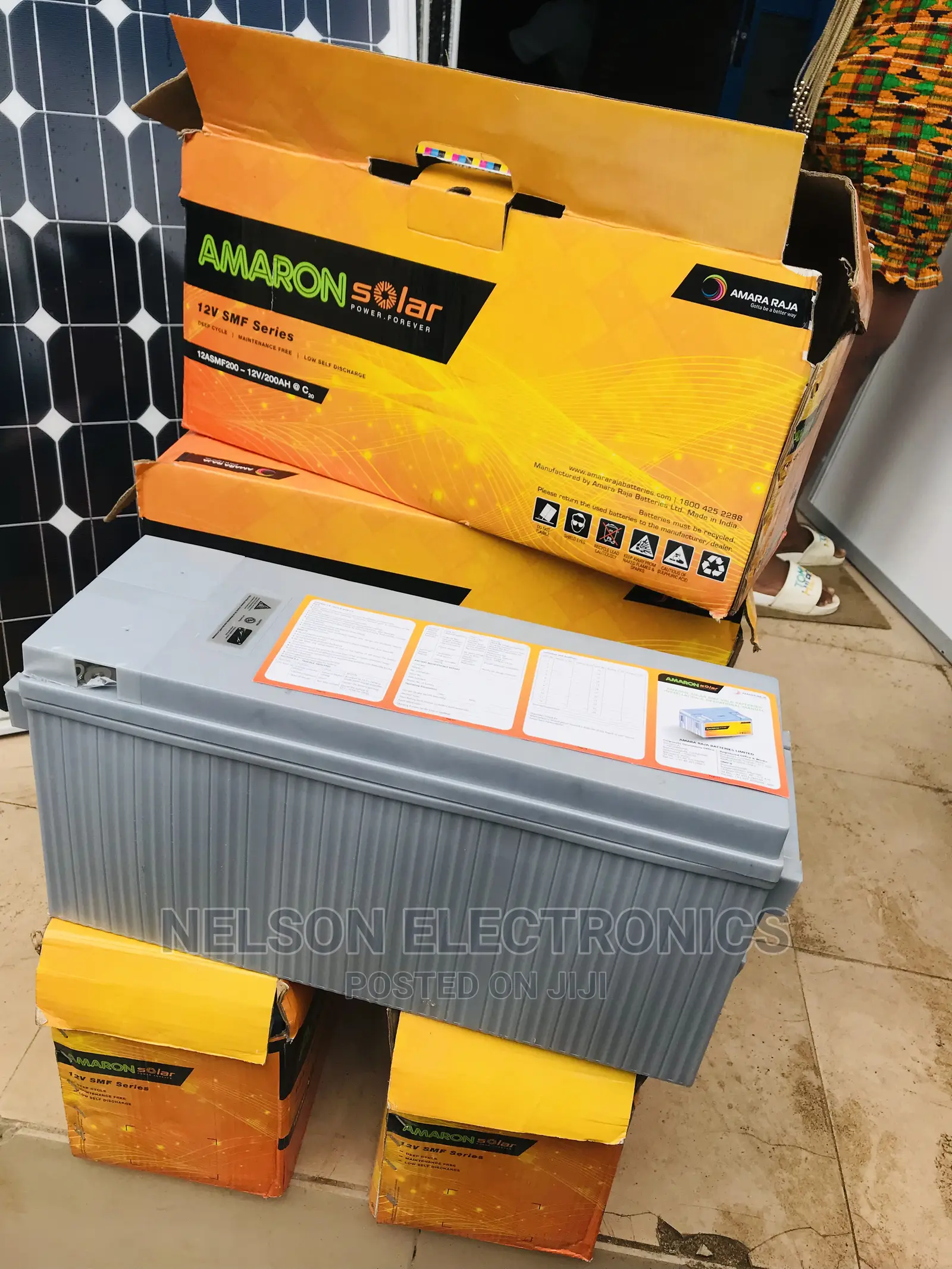 Amaron Solar Battery 12v200a Deep Cycle
