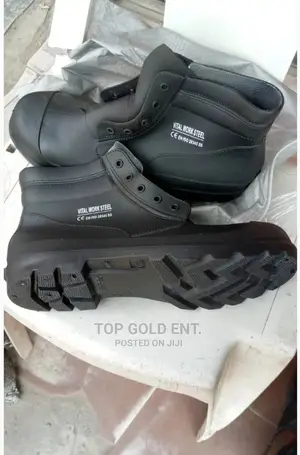 Safety Rain Boots (Black).