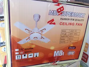 Mbt Supermart Ceiling Fan 24" Short Blade