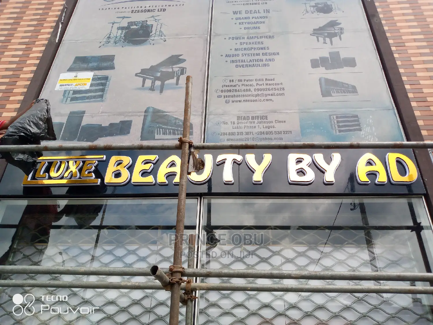 3d Digital Signage With Led Light and Alco Bond Cladding