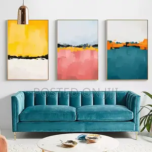 Abstract Multicolor Brush Background Canvas