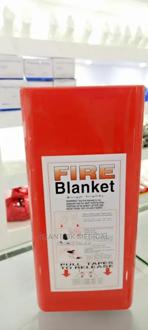 Fire Blanket 100 X 100 -Inch Red