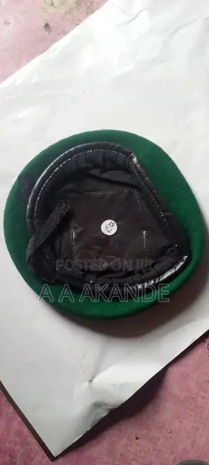 Green Security Beret Cap