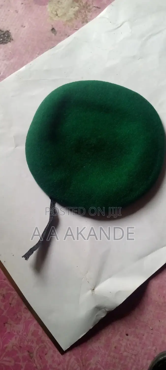 Green Security Beret Cap