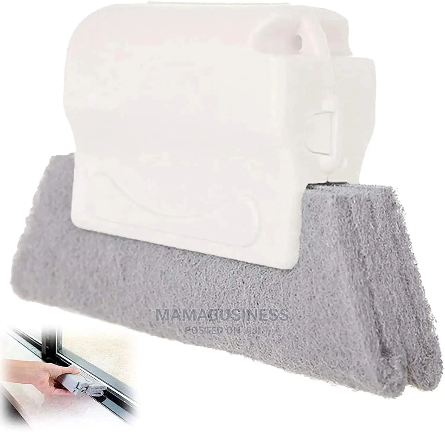 Window Groove Cleaning Brush - Grey