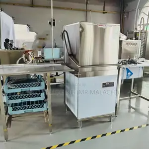 Industrial Dish Washer (1,000 Plates/H) Pure Stainless Steel