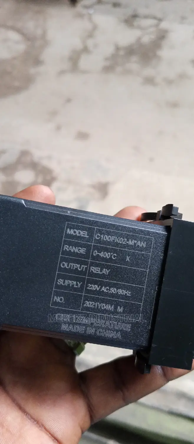 Rkc Temperature Controller Rex-C100 0-0-400'0c