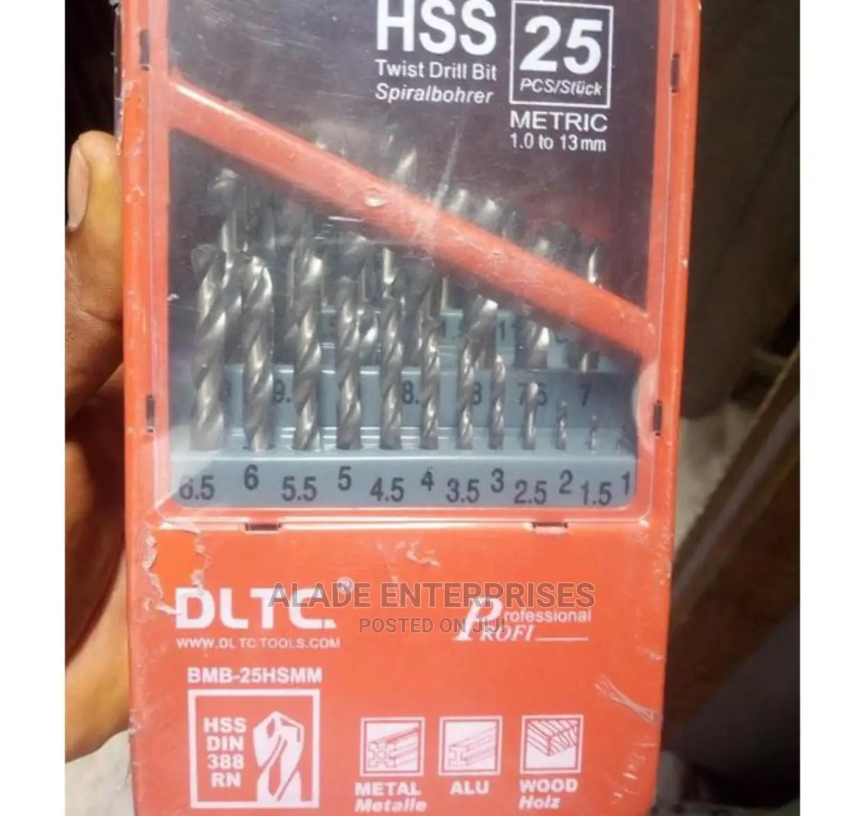 1 to 13mm DRILL BIT SET