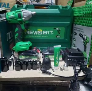 Cordless Battery Brushless Drill Impact Wrench Set
