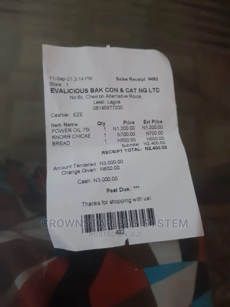Supermarket, Pharmacy, Bakery, Restaurant Bar POS System