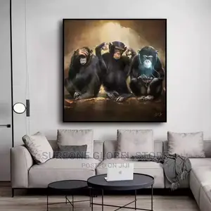 Monkeys Canvas Painting Wall Art