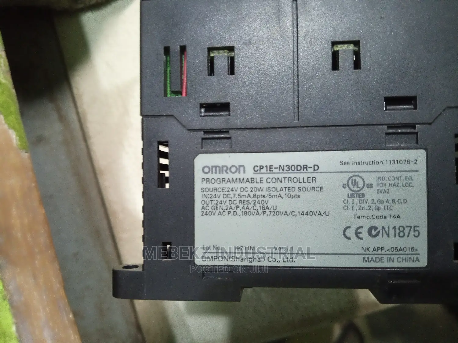 Omron Plc CP1E-N30DR-D