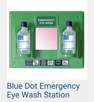 Blue Dot Emergency Eye Wash Station