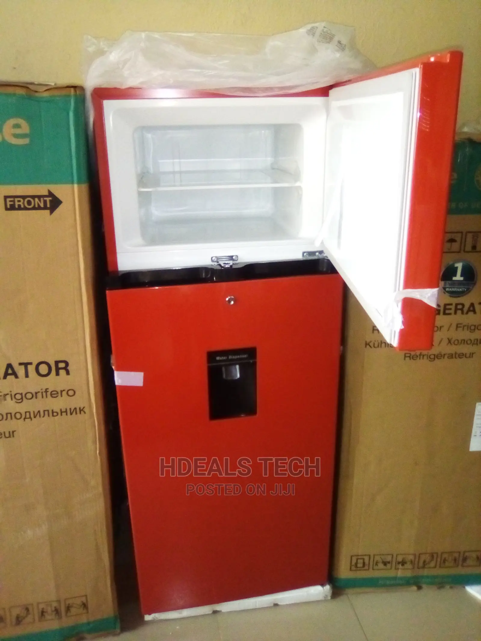 Hisense Top Mount Refrigerator + Water Dispenser.