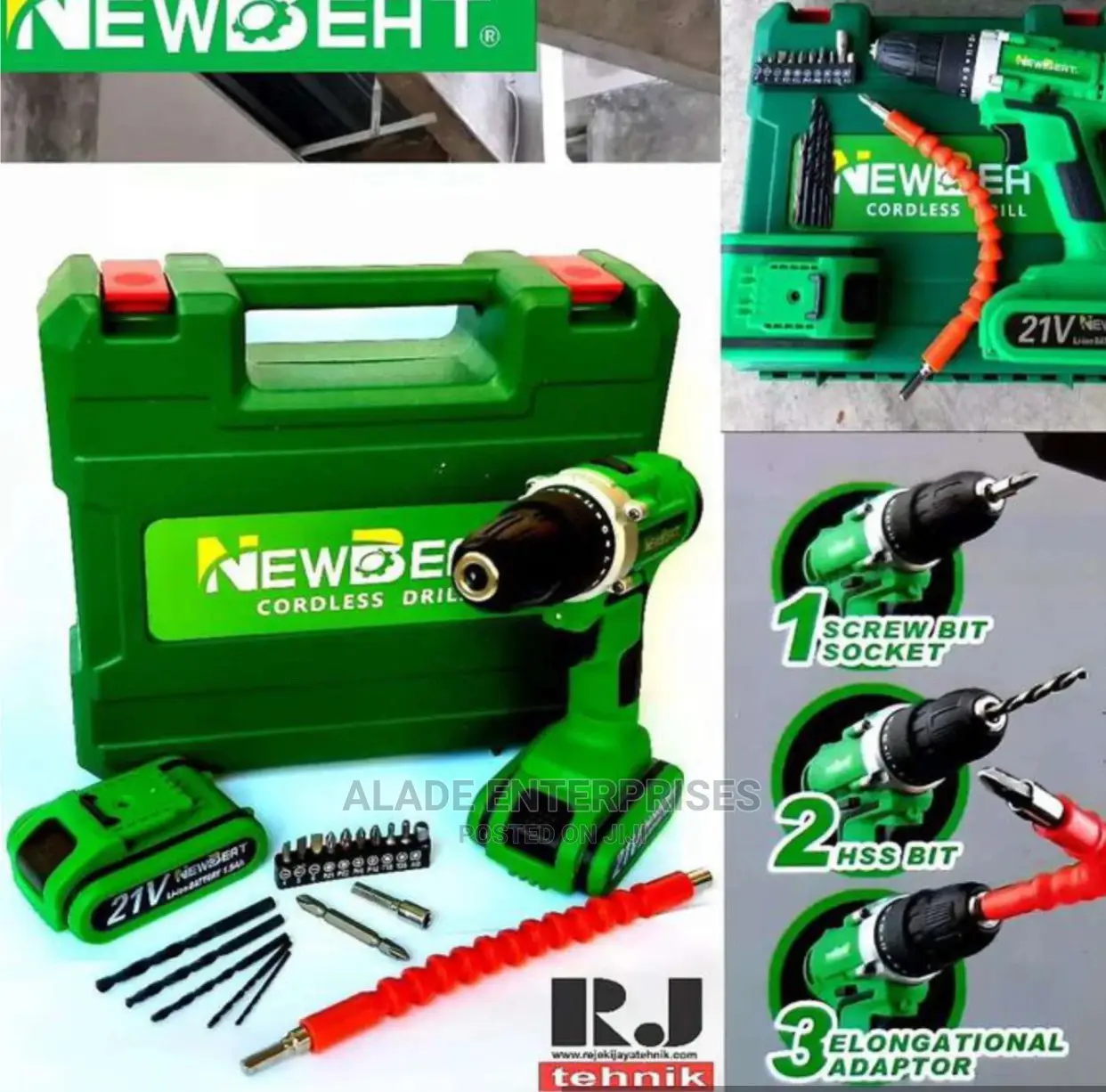 21V Newbeat Cordless Drill