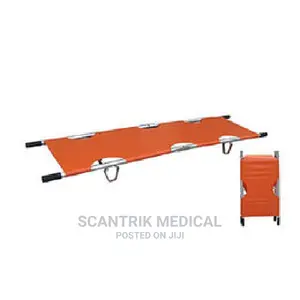 Aluminum Folding Stretcher Orange