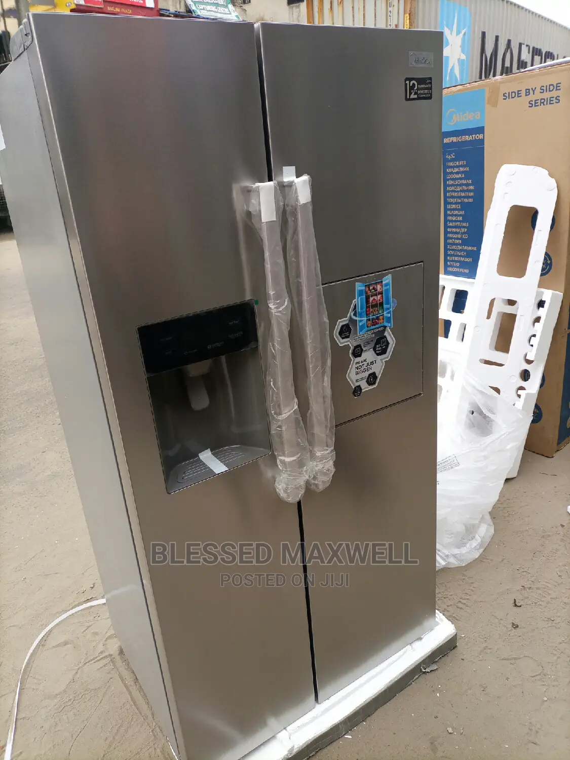 Midea 502l Side by Side Fridge