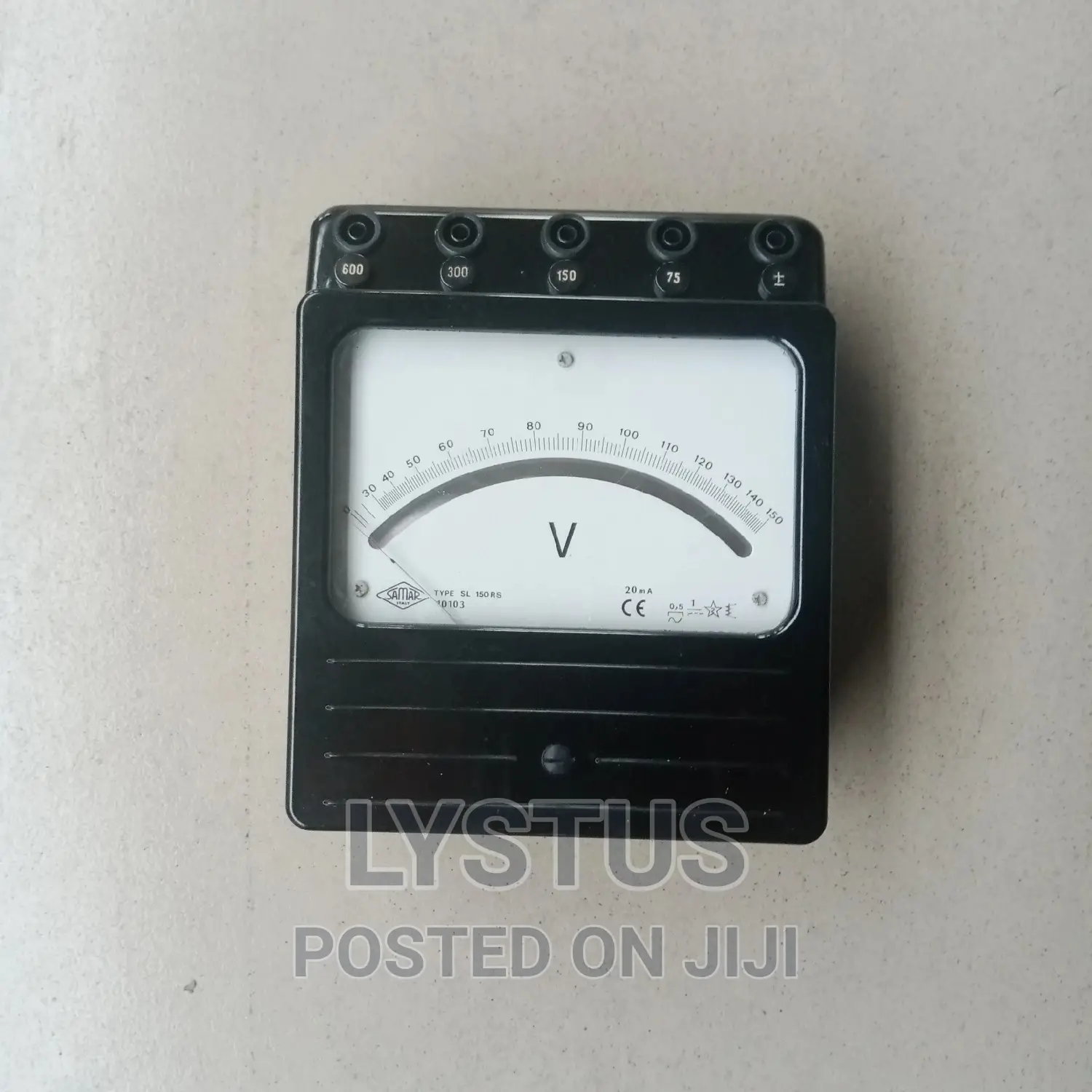 Samar Anolog DC Voltmeter, 0-150 Volts
