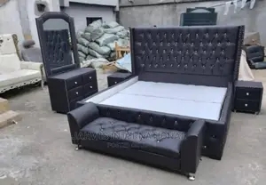 Beautifully Built 6by6 Padded Bed Frame