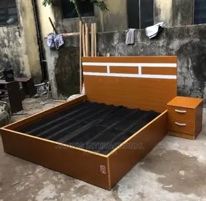Beautifully Built 6by6 MDF/HDF Board Bed Frame