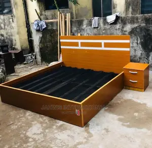 Beautifully Built 6by6 MDF/HDF Board Bed Frame