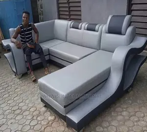 Tastefully Built L-Shape Chairs With Additional Single Chair