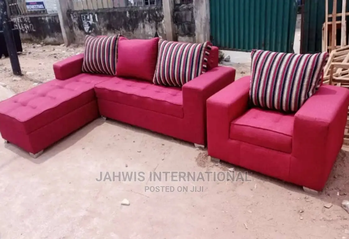 Beautiful L-Shape Chairs With Additional Single