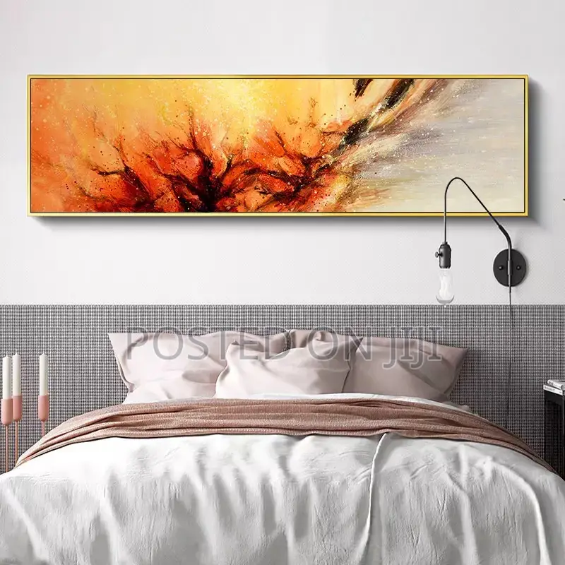 Colorful Oil Abstract Line Wall Art