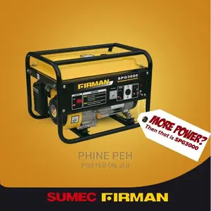Sumec Firman 3kva Generator SPG3000 Manual Start