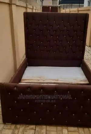Tastefully Furnished 4.5/6ft Padded Bed Frame