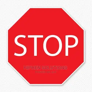 Red Stop Road Sign