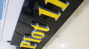 Channel Letters. Brushed Silver (LED)/Sign