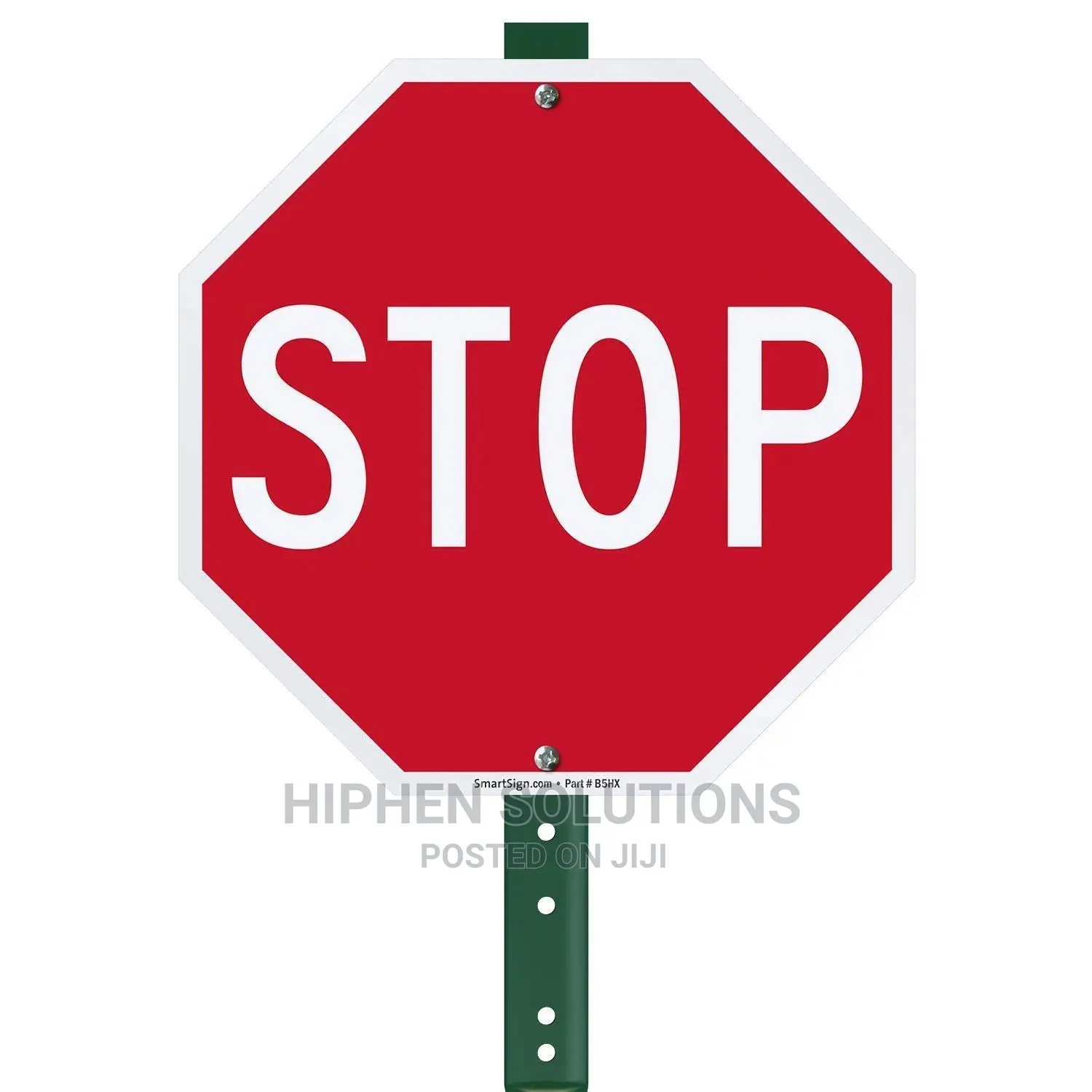 Hiphen Solution Stop Road Sign
