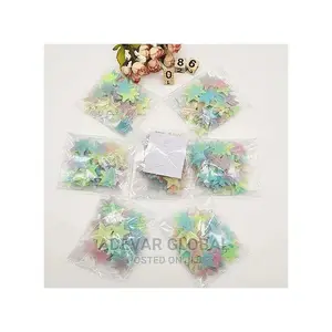 100pcs 3D Stars Glow in the Dark Wall Stickers Luminous
