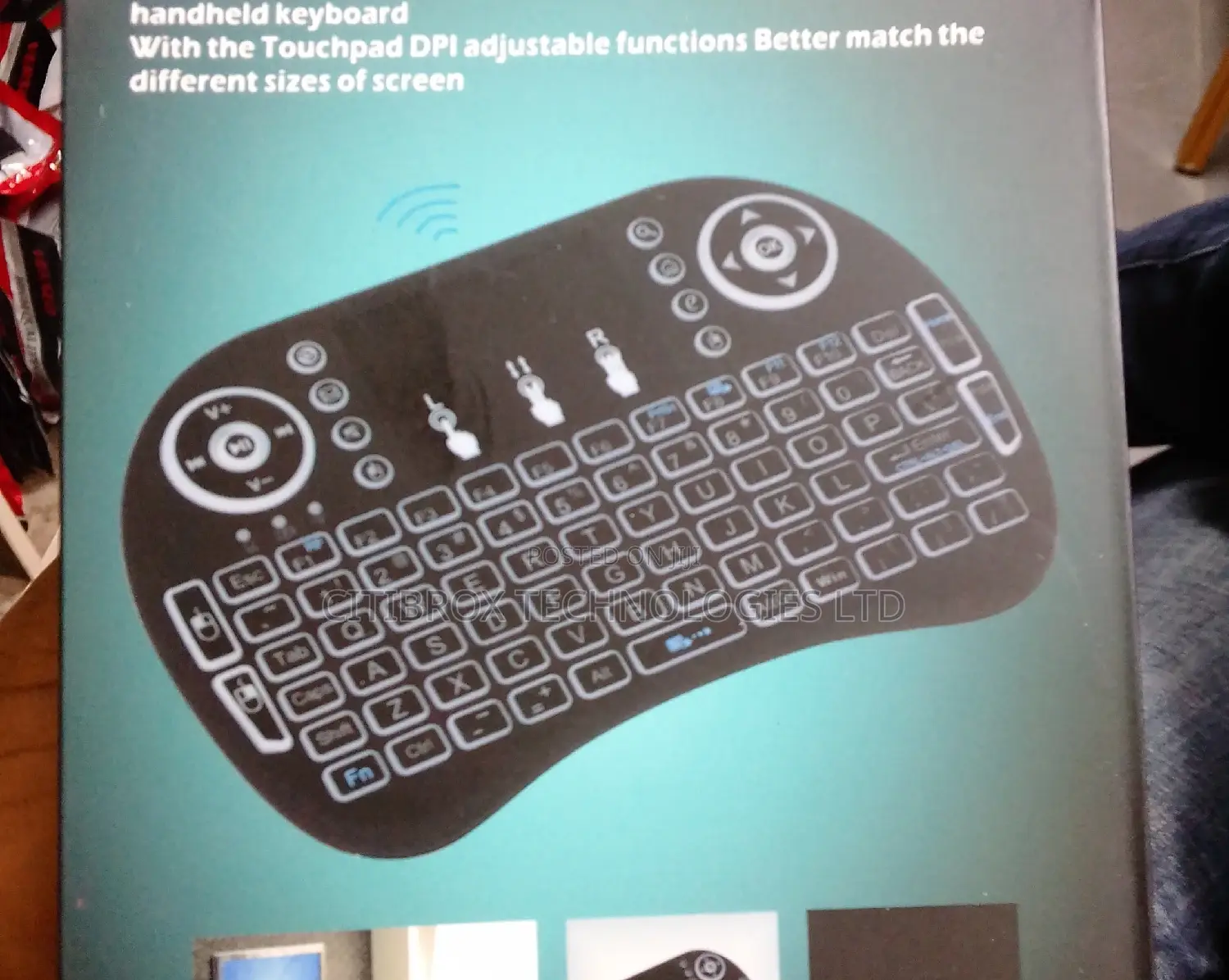 Mini Wireless Keyboard and Mouse Combo