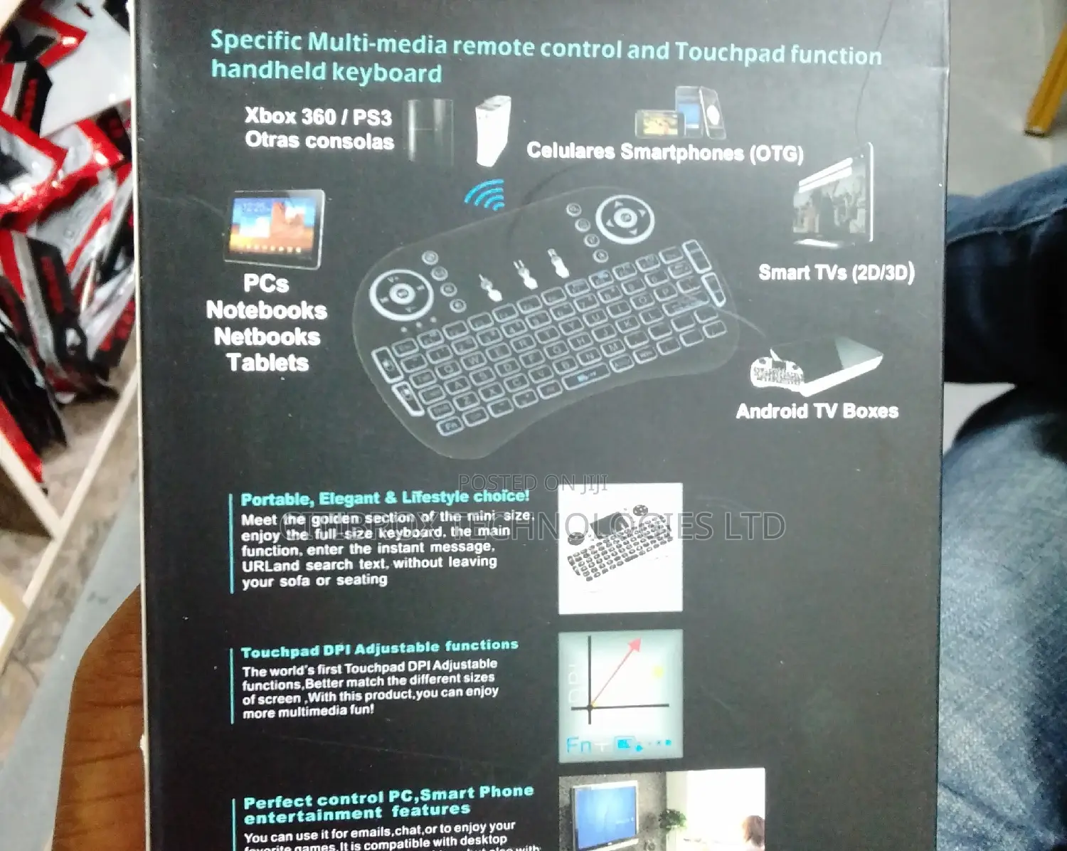 Mini Wireless Keyboard and Mouse Combo