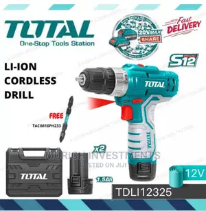 TOTAL Lithium-Ion Cordless Drill