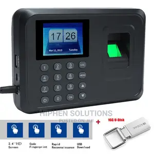 Fingerprint Time Attendance Machine (Biometrics)