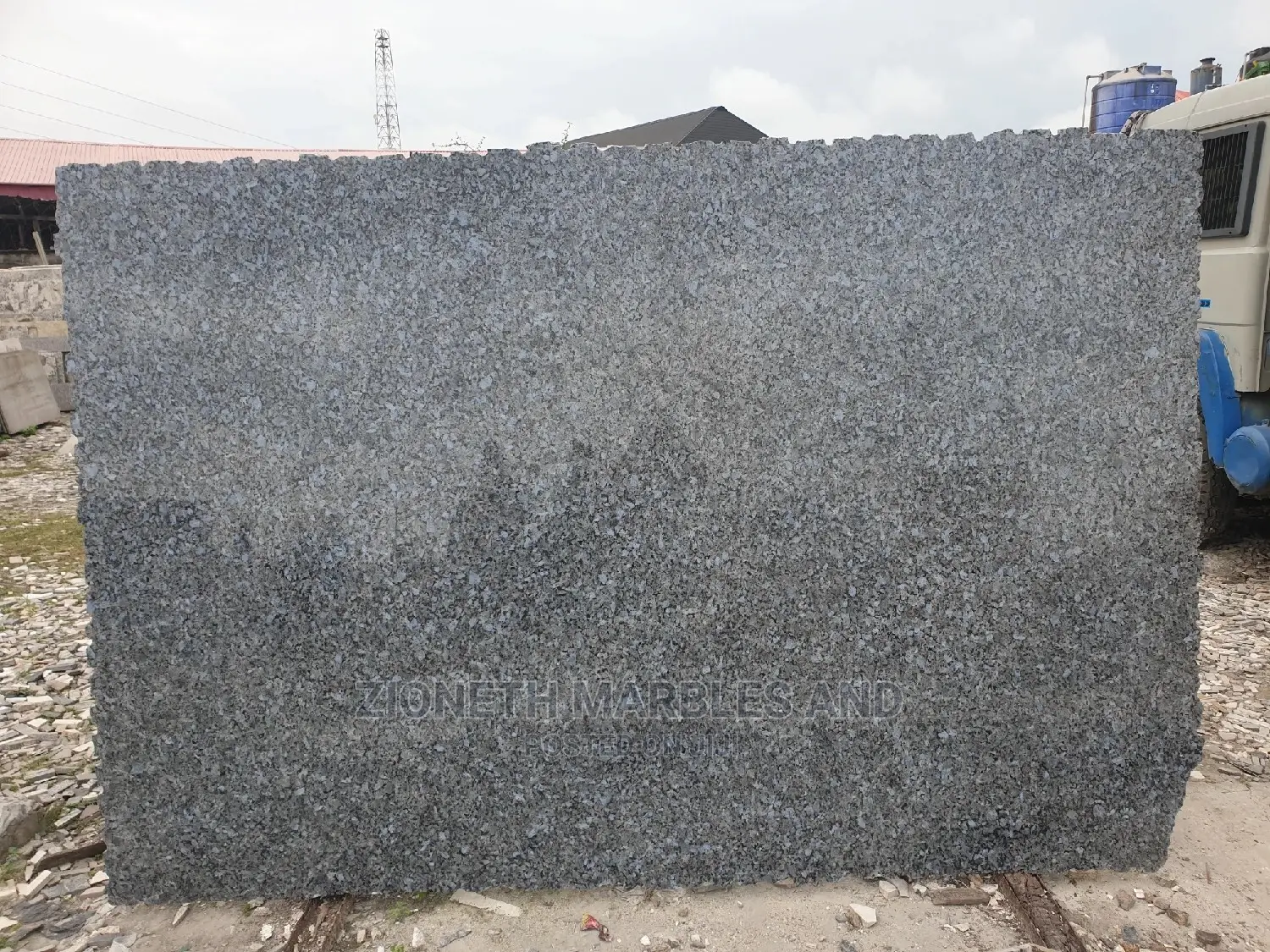 Italian Blue Pearl Granite Slab