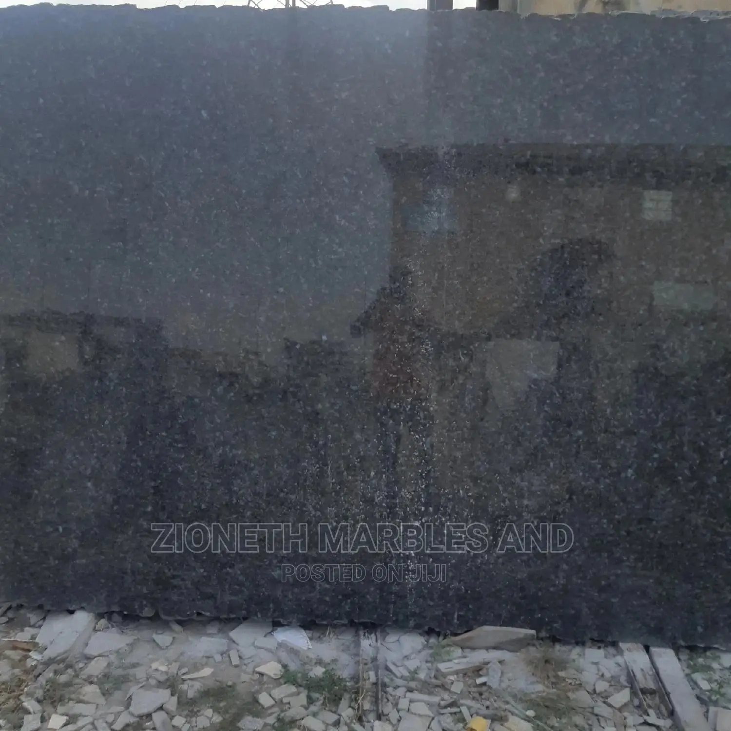 Italian Blue Pearl Granite Slab