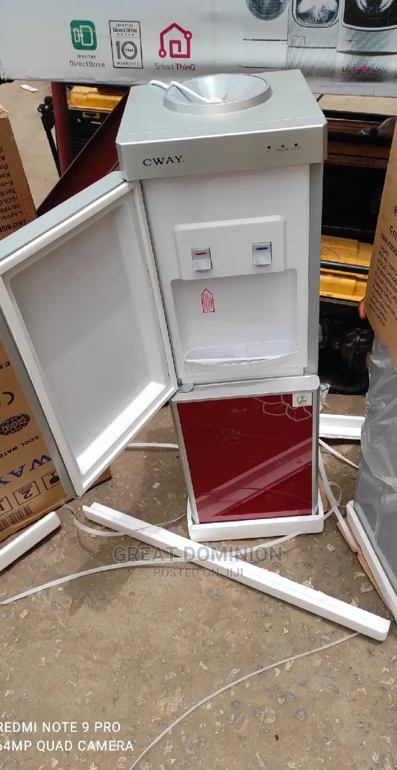Original Cway Water Dispenser Hot and Cold With Fridge in Ojo Kitchen