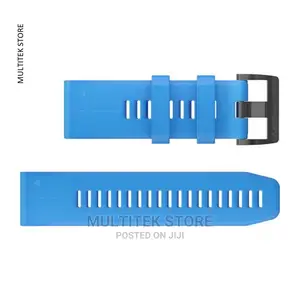 Garmin Quickfit 26 Watch Band ( Cyan Blue Silcone)
