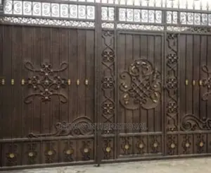 Solid Wraught Iron Gate